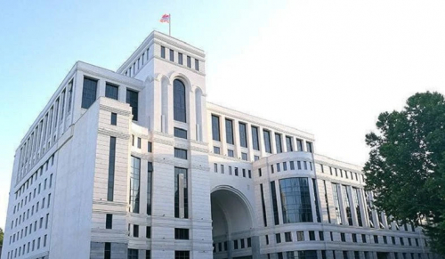 Ermənistan Xarici İşlər Nazirliyinin adı dəyişdirildi