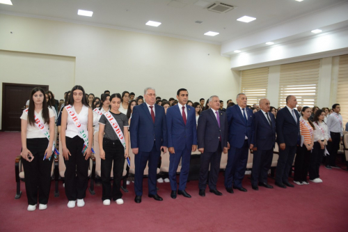 Tərtərdə tələbə adını qazanmış gənclərlə görüş keçirilib