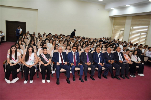 Tərtərdə tələbə adını qazanmış gənclərlə görüş keçirilib