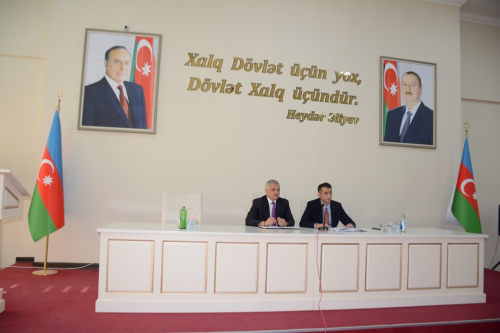 Tərtərdə yeni Dövlət Proqramının icrası ilə əlaqədar kənd təsərrüfatı və emal sahələrinin inkişafı üzrə layihələrə baxış keçirilib