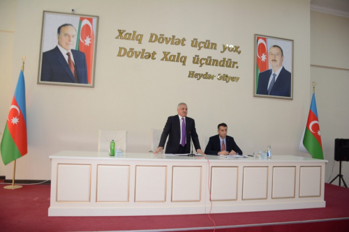 Tərtərdə yeni Dövlət Proqramının icrası ilə əlaqədar kənd təsərrüfatı və emal sahələrinin inkişafı üzrə layihələrə baxış keçirilib