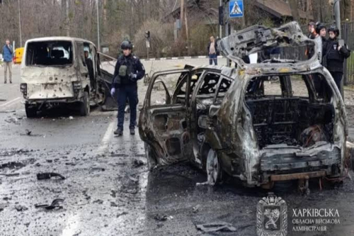 Rusiya ordusu Xarkovu bombalayıb: 3 nəfər ölüb, 25 yaralı var