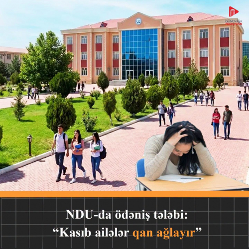 NDU-da ödəniş tələbi -